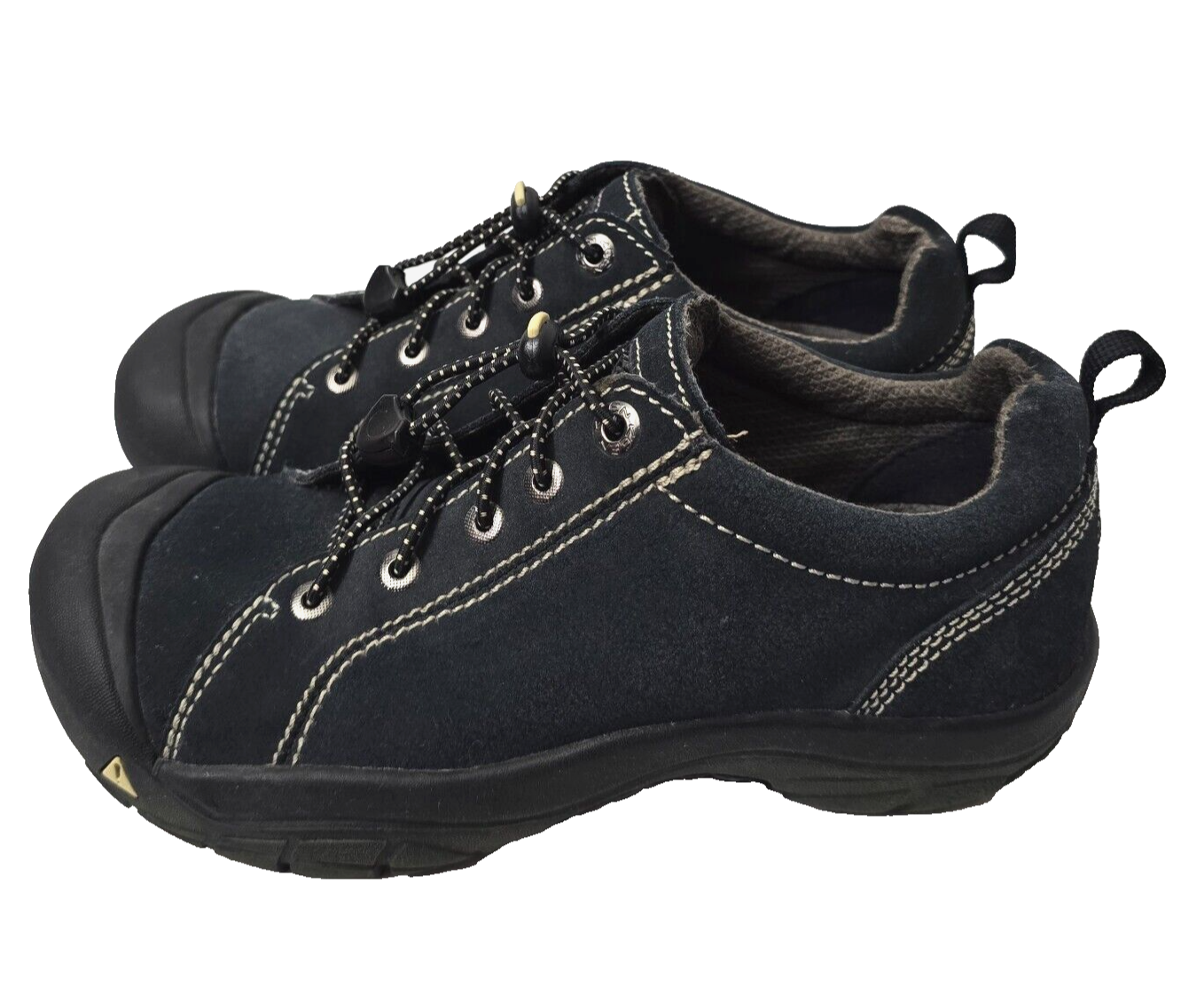 Scarpa sneaker Keen Briggs bambino 6 US 38 5 EU pelle gomma punta antiurto blu navy escursione