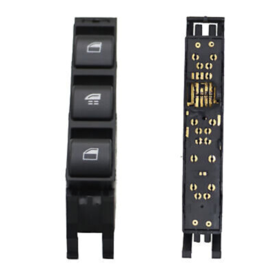 Fensterheberschalter Vorne Links Für BMW 3er E46 – 61316902183, 3 Tasten, ABS, Plug-and-Play, Fahrertür
