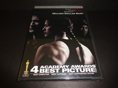 MILLION DOLLAR BABY-Clint Eastwood reluctantly trains Hilary Swank as boxer--DVD