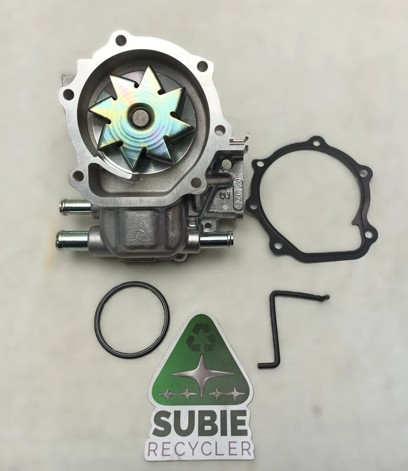 Six Star OEM Quality Turbo Water Pump 3 Port for Oil Cooler Fits Subaru STI - Imagem 2 de 2