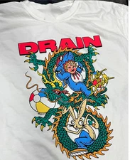 Rare! Collection Drain Band Tour Shirt Unisex Concert S to 5XL SG178