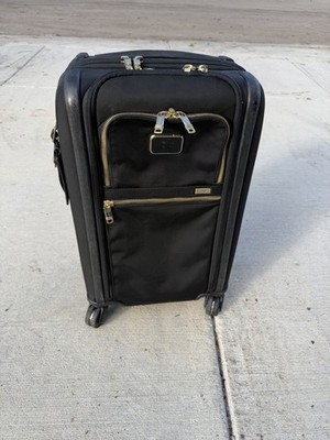 tumi alpha 3 international dual access Black & Gold 22  Nylon 3  Expandable (rm)