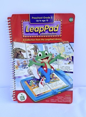 Leappad No Cartridge Needed Interactive Preschool - Grade 5 Book Up to Age 10