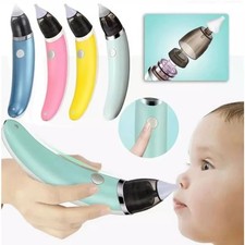 Baby Nose Suction Cleaner Electric Nasal Aspirator with Soft Silicone Tips