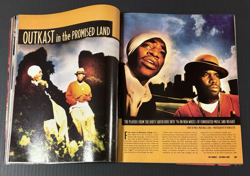 The Source Magazine 0ctober 1996 No.85 Da Brat Outkast Dru Down Chuck D MC Lyte - Image 4 of 4