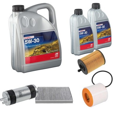 FEBI Inspektionspaket 7L Longlife Plus 5W-30 für Audi A6 Avant C8 4A5 2.0 40