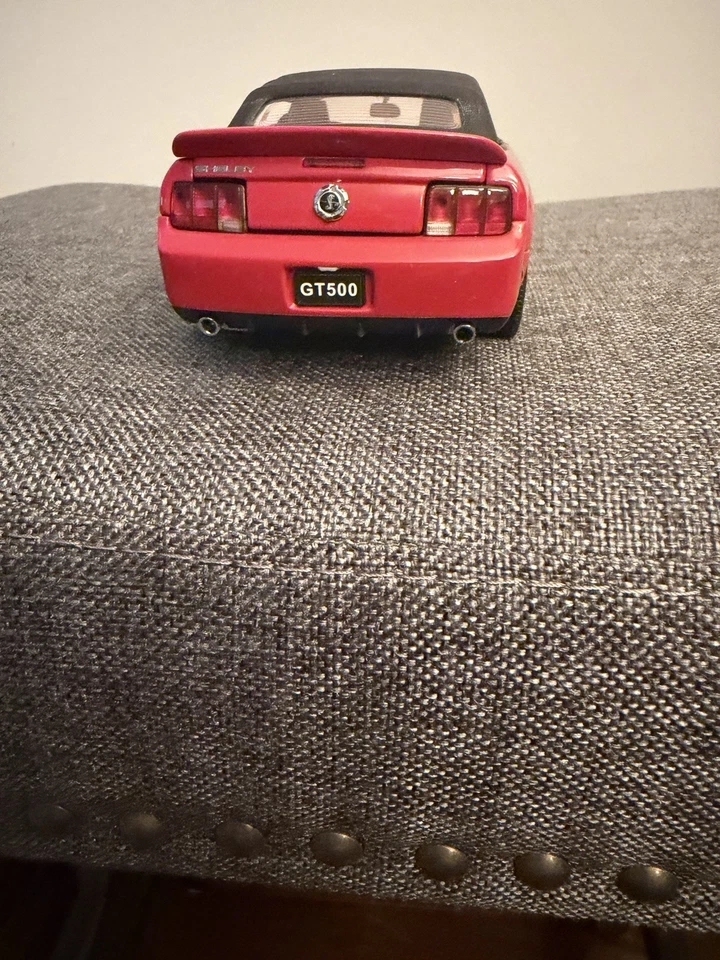 Raro 1/24 Franklin Mint 2007 Shelby GT500 Convertible - Impresionante Rojo B11E841 Foto 4 de 4