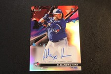 2021 Topps Finest - Rookie - Auto - Refractor - Alejandro Kirk - Card # FA-AK