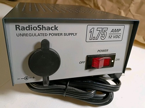 Radio Shack 22-502A 1.75 AMP 12 VDC UnRegulated Power Supply (A3)