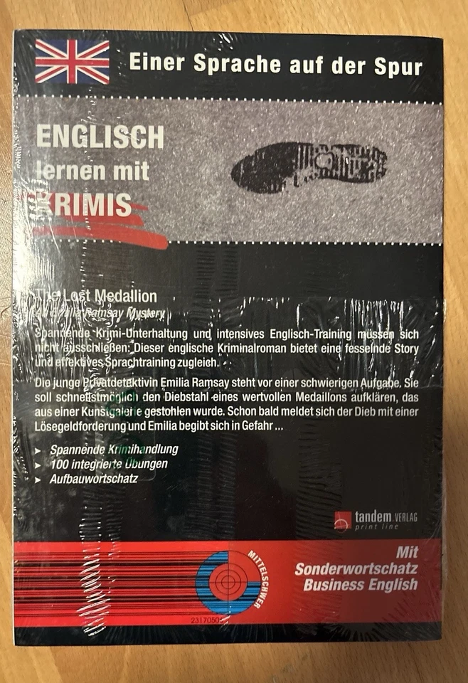 Englisch lernen mit Krimis. The Lost Medallion mit Wortschatz Business English - Bild 3 von 4