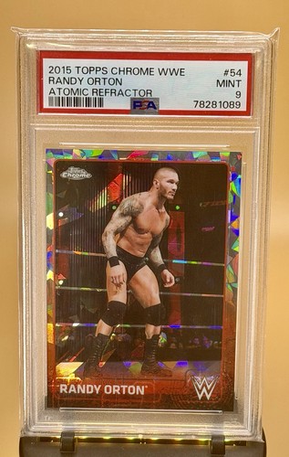 Randy Orton [Atomic] #54 2015 Topps Chrome WWE card