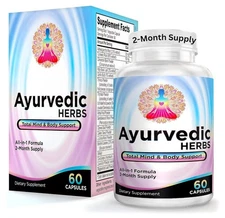Ayurvedic Herbs (All-in-1) Supplement 2-Month Supply - Ayurveda Mind, Body & Spi