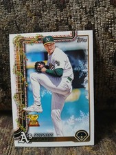2025 Topps Holiday Baseball MASON MILLER #H48 RC Cup Oakland Athletics 