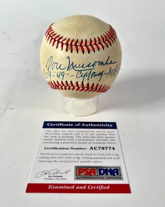 Don Newcombe Autographed/Inscribed "ROY - 49-Cy Young - MVP" Baseball PSA COA - Image 3 of 3