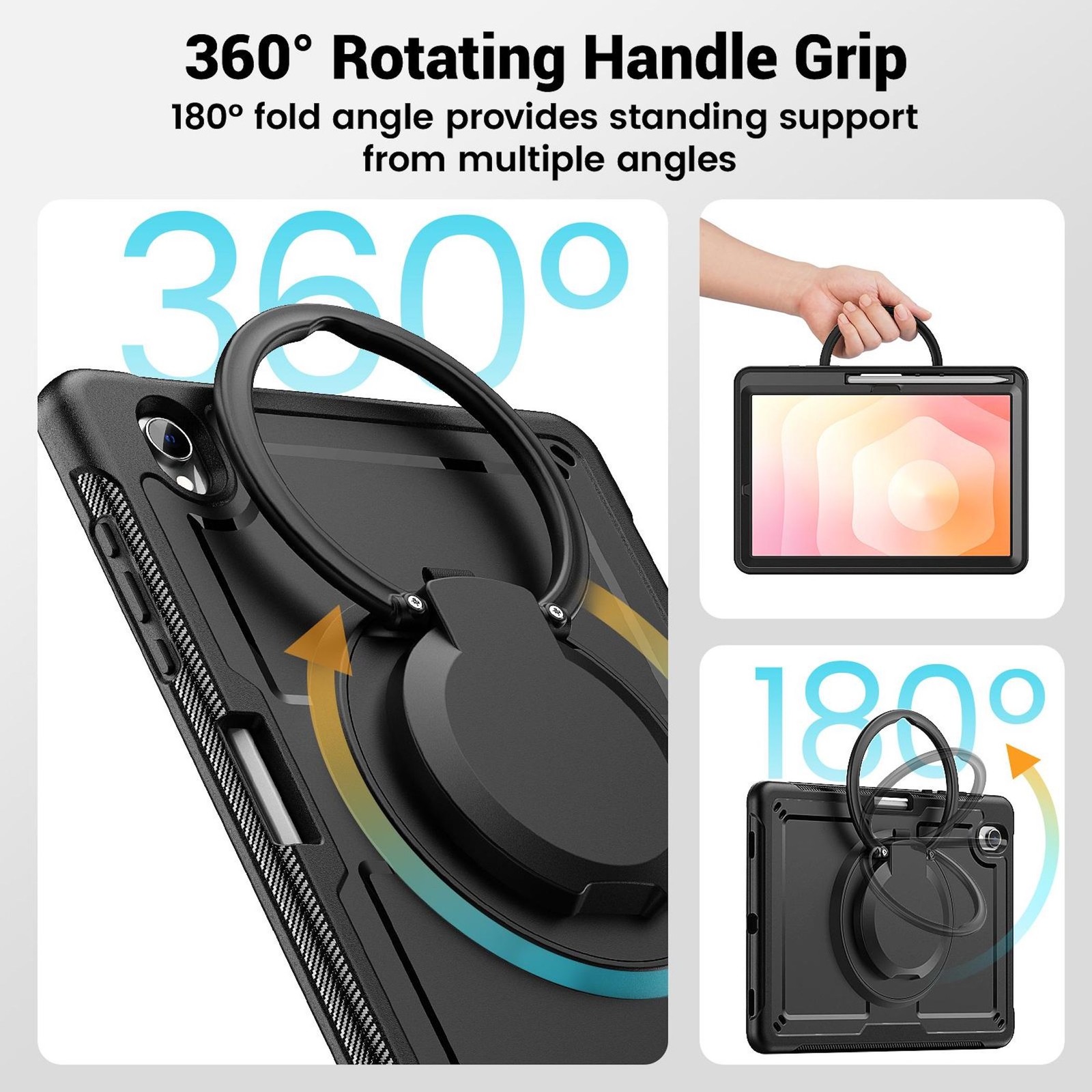 Custodia per Samsung Galaxy Tab S10 Lite con tracolla foto 5