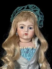 Vintage Reproduction of Antique French Bru Jne 14” Doll Handmade Outfit