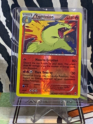 Typhlosion 20/162 Holo Rare XY BREAKthrough 2015 Pokemon Card LP-MP