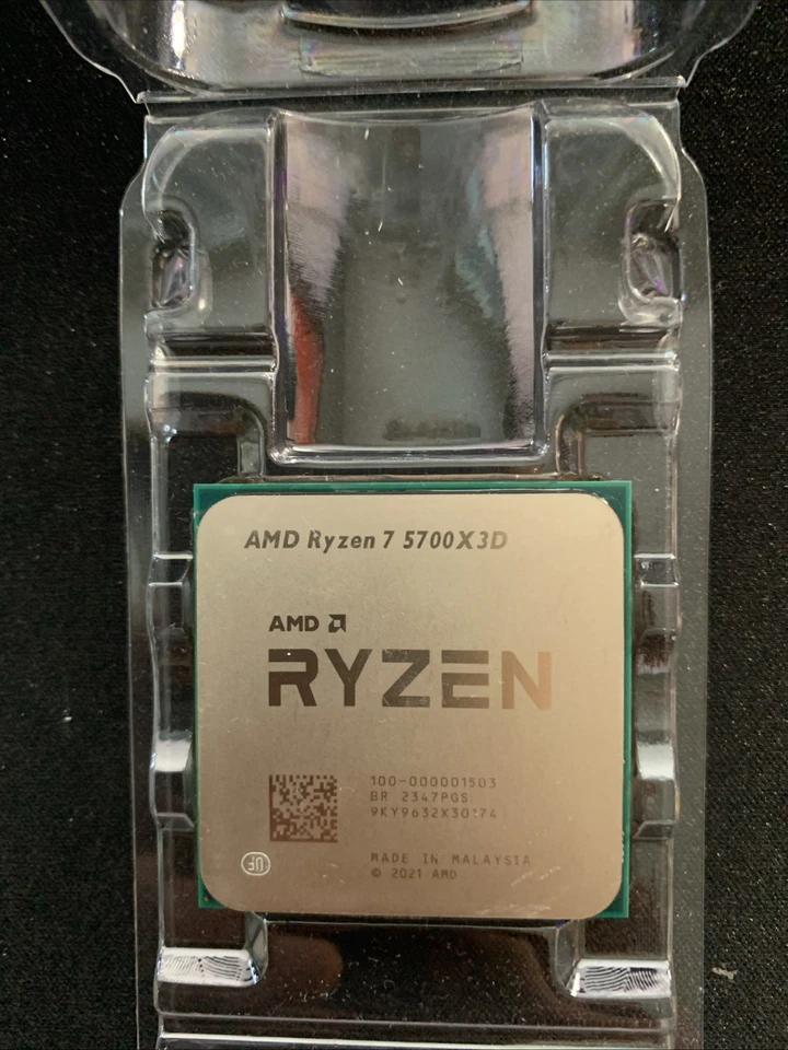 AMD Ryzen 7 5700X3D 8-Core 16-Thread 4.1GHz Socket AM4 CPU OEM Tray - Image 2 of 3