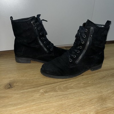 Gabor Stiefeletten Boots leicht gefüttert Damenschuhe Schwarz Gr. 38 (5 1/2) TOP