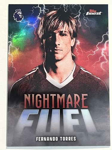 Fernando Torres #NF-9 2026 Topps Finest Premier League Nightmare Fuel card