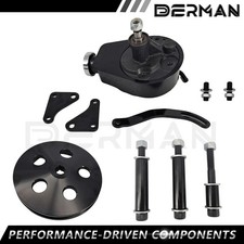 Power Steering Pump W Bracket And Pulley Kit New For Chevy Sbc Sb 350 327 Black Power Steering Pump W Bracket And Pulley Kit New For Chevy Sbc Sb 350 327 Black