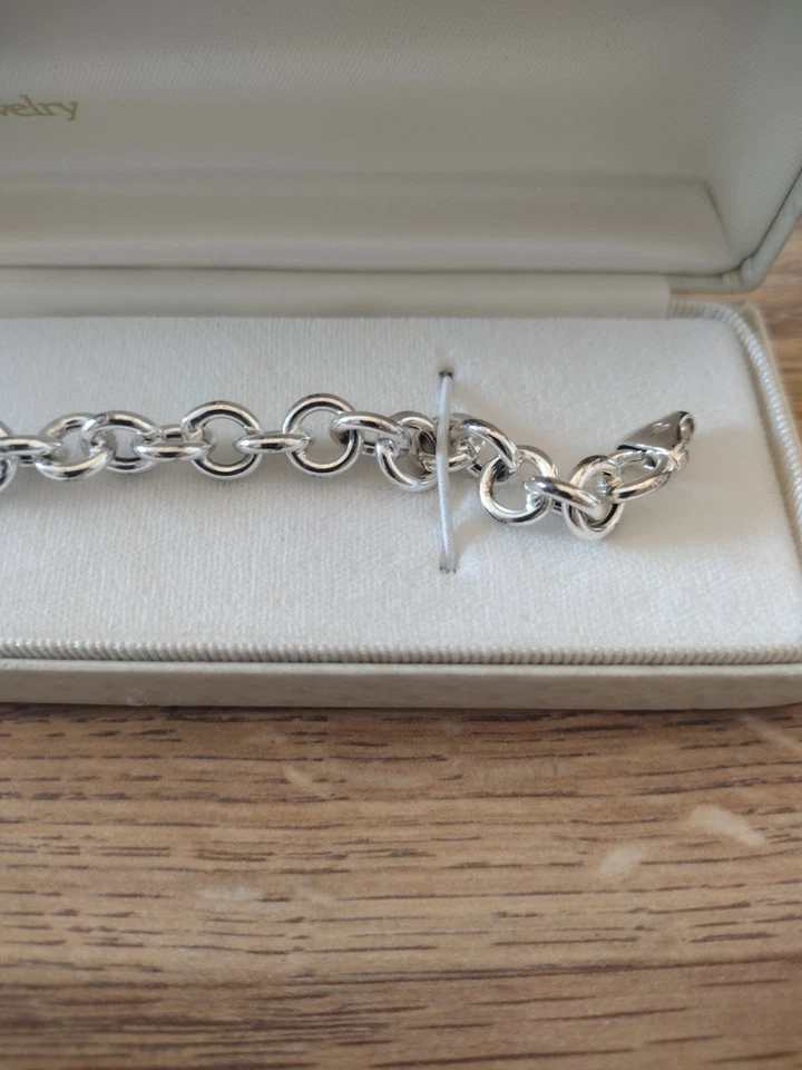 Women's 7 inch Jared 925 Sterling Silver Bracelet - Image 4 of 4