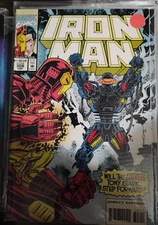 IRON MAN  # 308 1994  MARVEL DISNEY TRAPPED IN  CYBERSPACE VOR TEK