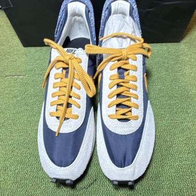 Nike Daybreak Undercover CJ3295-400 Navy Yellow Women 13 BOX HAS DAMAGE 