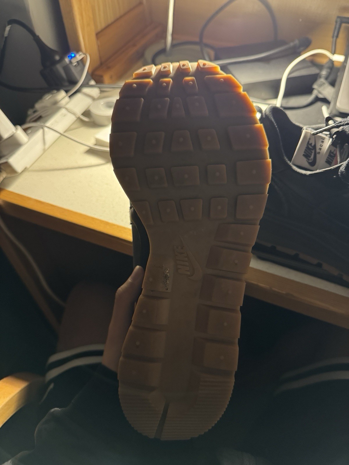 SACAI X NIKE Nike x Sacai Waffle nere taglia UK 10 5