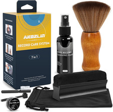 Vinyl Record Cleaning Brush Kit Premium LP Cleaner Set 7 In1 Solution