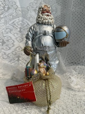 CLOTHTIQUE POSSIBLE DREAMS ASTRONAUT SANTA OUTER SPACE CHRISTMAS ORBIT #713202