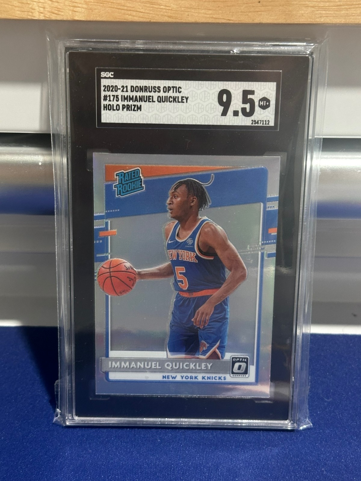 2020-21 Panini Donruss Optic - Rated Rookie Holo Prizm #175 Immanuel Quickley 