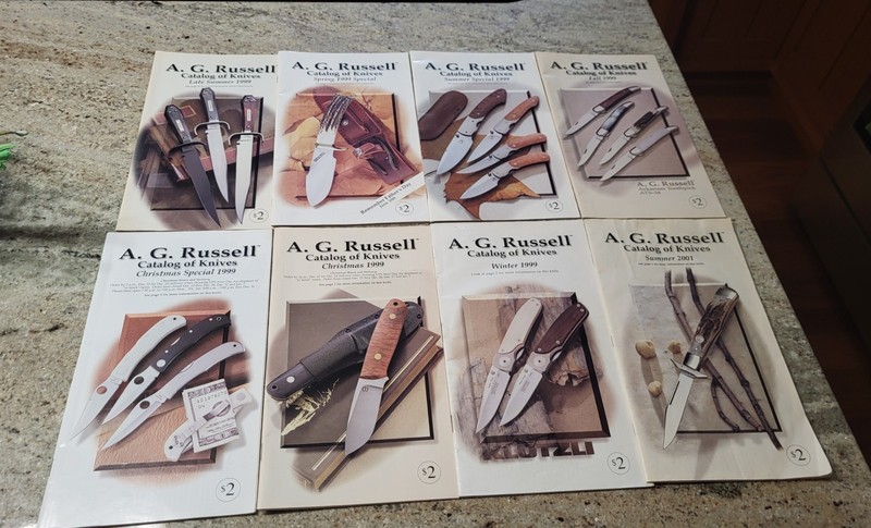 AG Russell Knife Catalogs  8 Issues