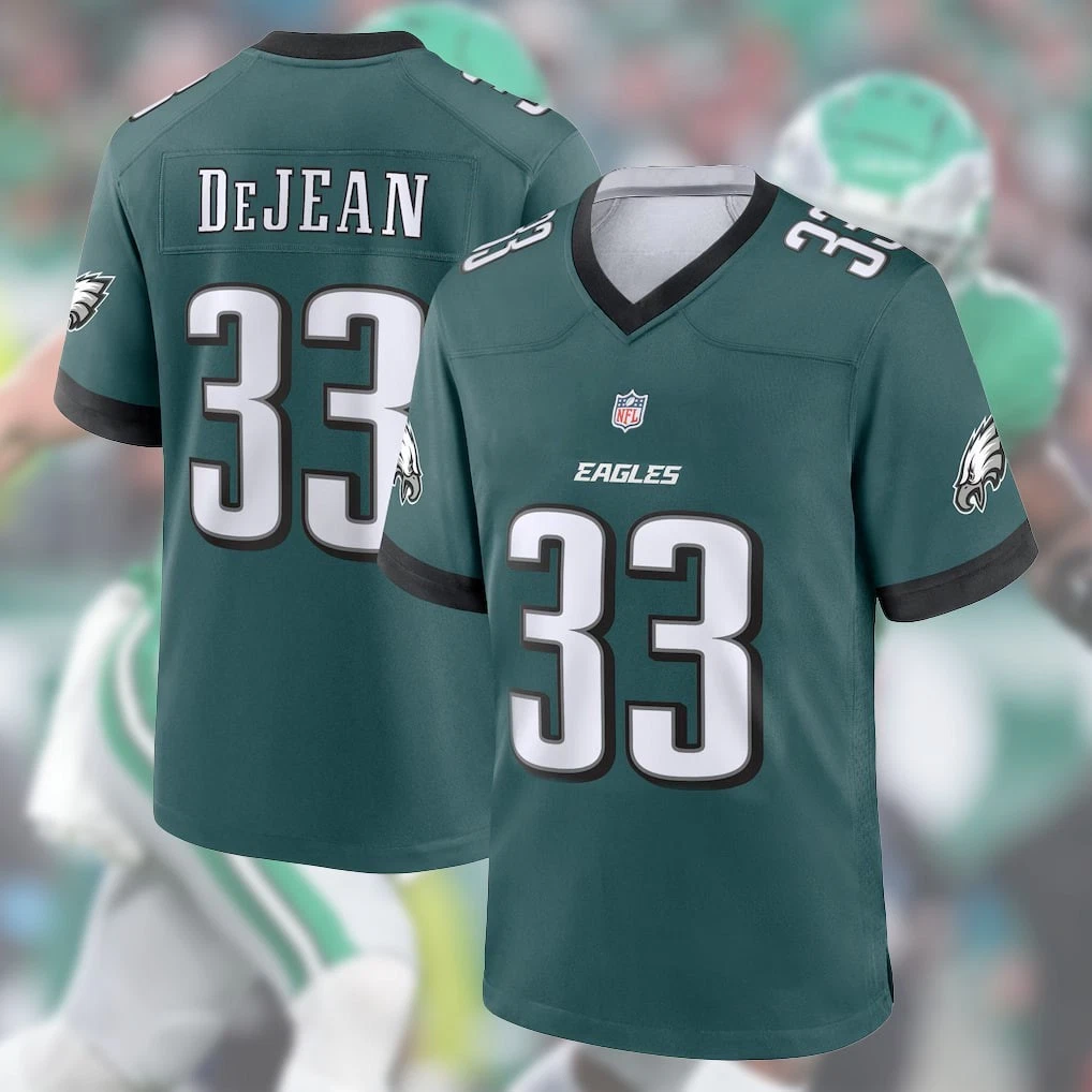 Dejean #33 Philadelphia Player Name & Number AOP Gift Fan