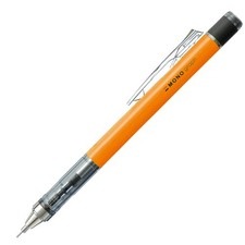Lápiz mecánico Tombow, monografía 0,5 mm, 1 cuenta (paquete de 1), naranja neón