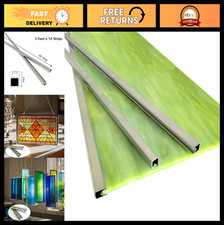 36ft Zinc Came for Stained Glass Framing - 3/8" U Shape, Durable Versatile