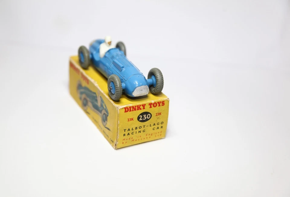 Coche de carreras Dinky 230 Talbot Lago en caja original - casi como nuevo original vintage Foto 4 de 4