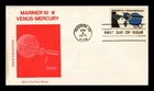 Dr Jim Stamps FDC 10c Mariner 10 Venus Mercury Space City Cover Society
