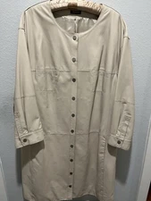 Authentic worth new york women's lether coat