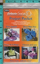 pebeo Setacolor Soleil Project Packet Bon Appétit Deep Blue Sea Ferns & Foliage