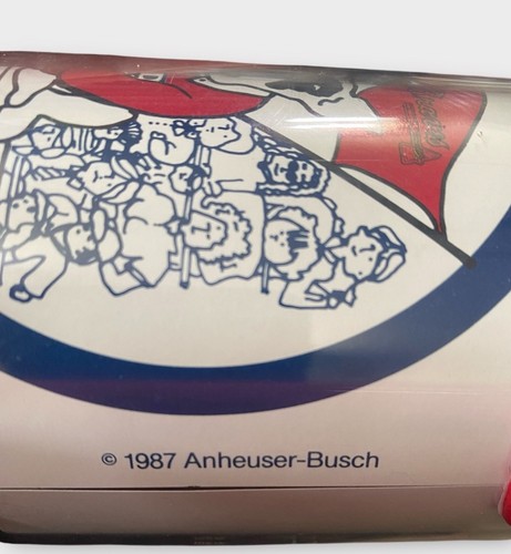 Vtg 1987 Spuds McKenzie Bud Light Atlanta Braves Baseball Insulated Mug Cup - Picture 5 of 5