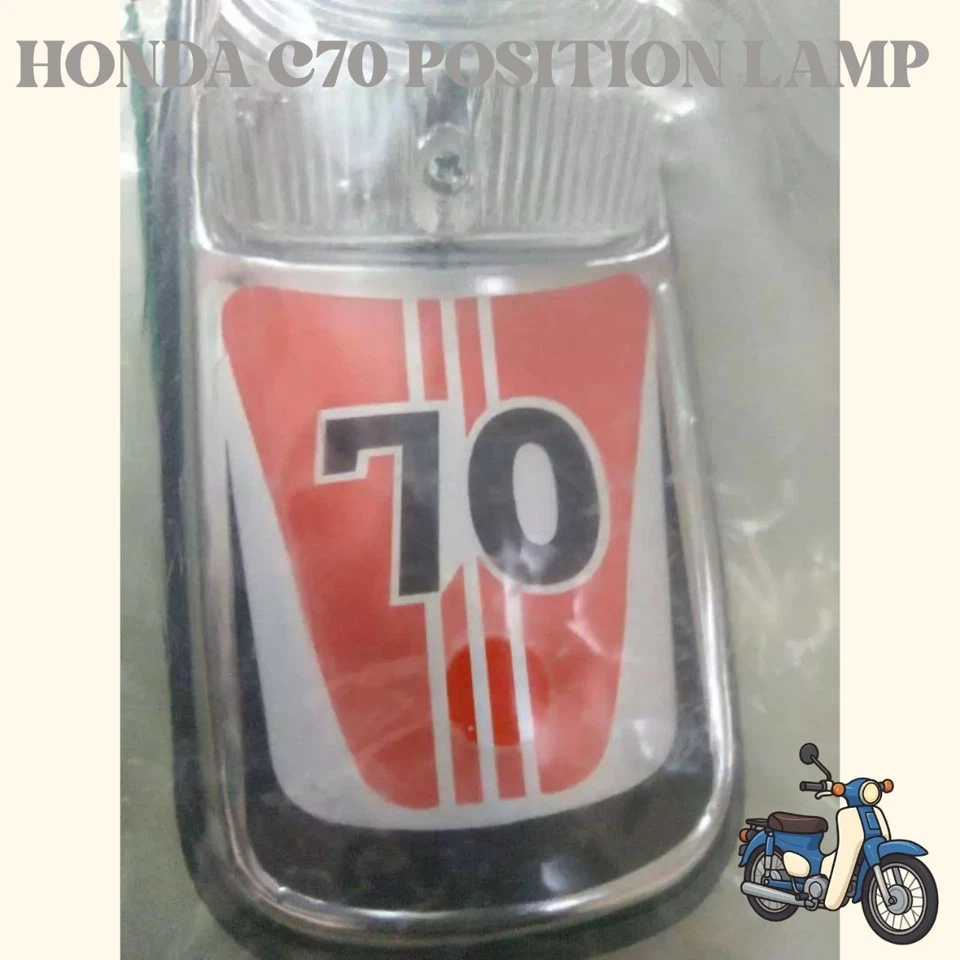 Conjunto de lámpara de posición Honda C70 33140-090-730 genuino OEM hecho en Tailandia Foto 4 de 4