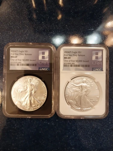 2024 1 oz Star Privy American Silver Eagle NGC MS69 (First 50,000) 