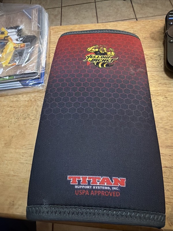 Titan Yellow Jacket Knee Sleeves  Small - Powerlifting - USPA and IPL - 3rd gen