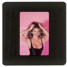 Pat Delaney Fur Movie Actress Model Harry Langdon Transparency w/rights T53