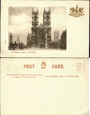 Westminster Abbey London England gold embossed emblem domine dirige nos