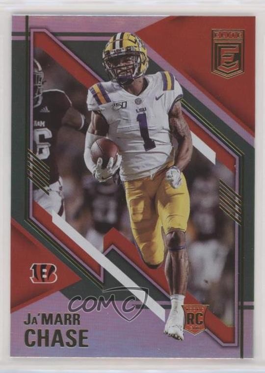 2021 Panini Donruss Elite Rookies Green Ja'Marr Chase #121 0k20