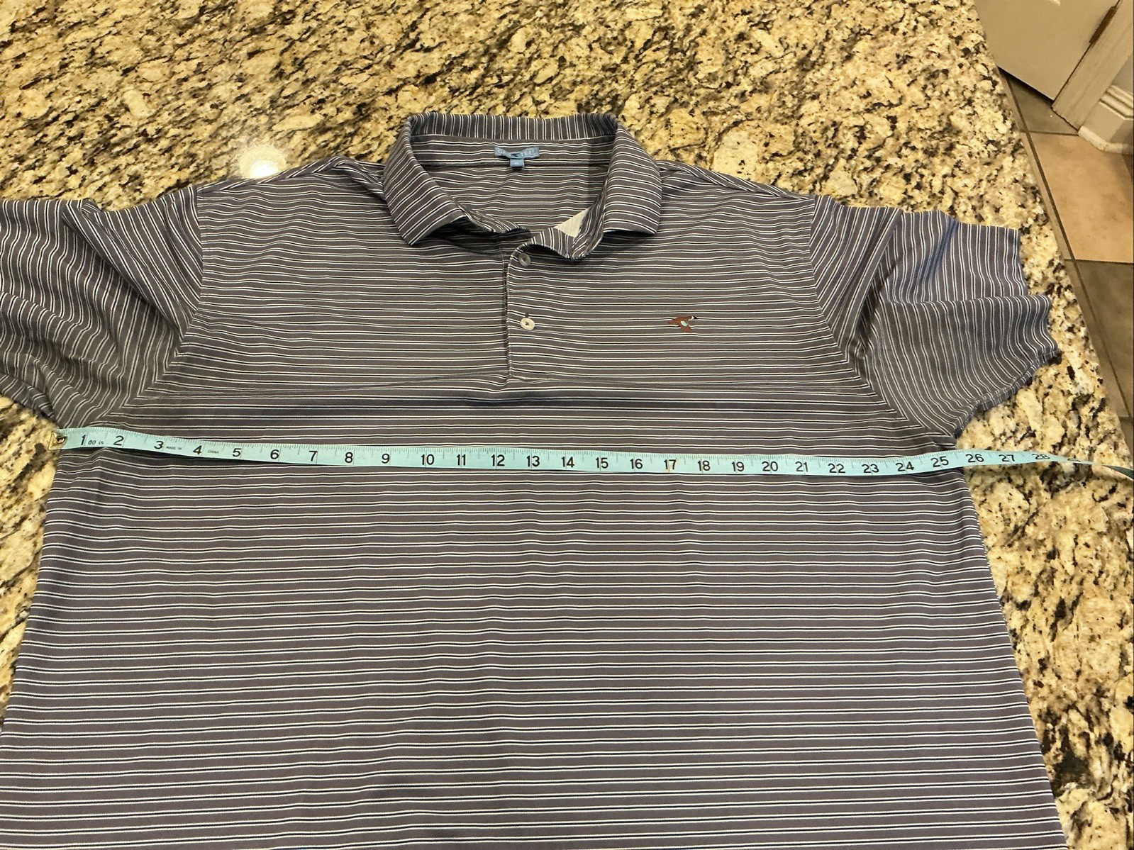 Gen Teal Polyester Blend Performance Polo Shirt M… - image 6