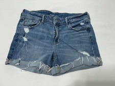 Old Navy short womens size 8 denim midrise cut off Sho1404Z4 