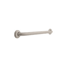 41224-SN 24" Assist Grab Bar Concealed Mount Decorative Flange Satin Nickel